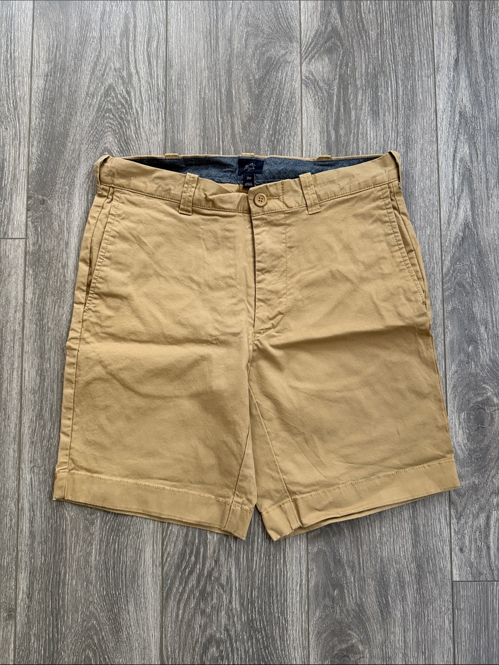 J. Crew - Tan Flat-Front Chino Shorts - Size 31